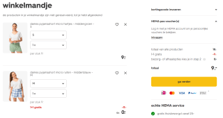 1+1 gratis op alle nachtmode voor dames bij HEMA