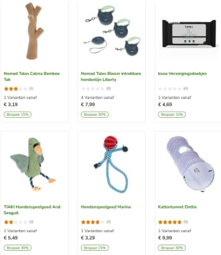 Tot 35% korting op de outlet bij Zooplus