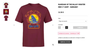 Camiseta Guardianes de la Galaxia por 11,99€