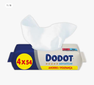 24 Paquetes Toallitas Dodot por 26,75€