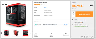 Caja/Torre Hyte Y40 por 110,94€