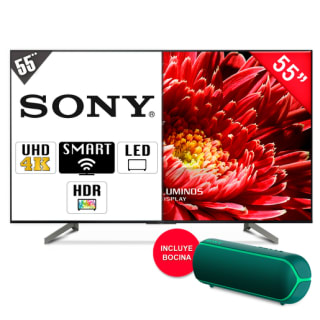 Smart TV Sony 55" LED 4K + Bocina SRSXB22G por $8,999 en Office Depot