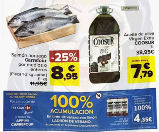 Carreofertas del 30 de agosto al 4 de septiembre en Carrefour