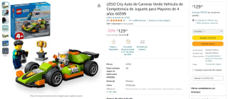 LEGO City Auto de Carreras Verde por $130 | Descuento Amazon