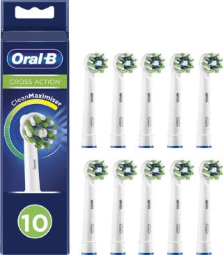 Oral-B Cross Action 10 CleanMaximiser opzetborstels voor €18,99 bij Bol.com
