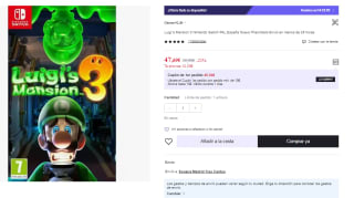 Juego Nintendo Switch Luigi's Mansion 3 por 47.69€ (Cuenta Nueva 35.69€)