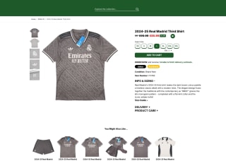 Camiseta 3a Equipacion Real Madrid 24/25 por solo 59€