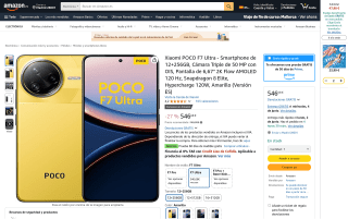 Xiaomi POCO F7 Ultra por 546,68€