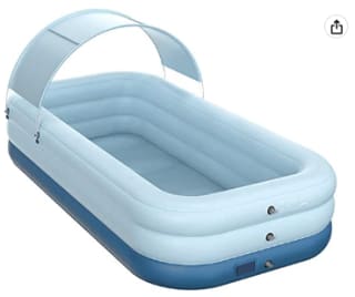 Piscina con toldo extraíble Safysoo por 28.91€
