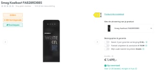 [België] Smeg Koelkast FAB28RDBB5 voor €1299 bij Art&Craft