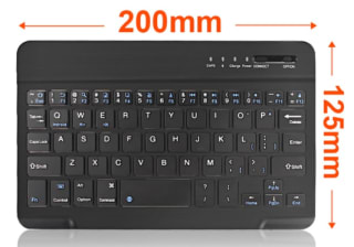 Bluetooth Draadloos Keyboard voor tablet of smart TV voor €11,98 bij Aliexpress