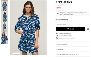 85% korting op Pepe Jeans bij Otrium
