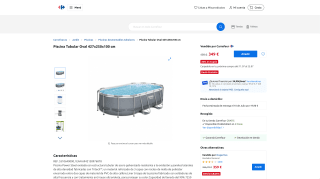 Piscina Tubular Oval por 349€