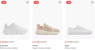 20% korting op veel sneakers bij vanHaren