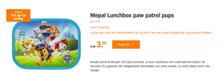 Mepal Lunchbox Campus - Paw Patrol Pups voor €3,25 bij de AH