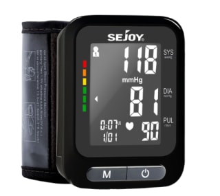 Aparato presión arterial tipo muñeca marca Sejoy por 16,86€