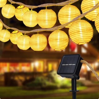 Guirnaldas de Luces Solares Linternas Exterior 8.7M 30 LED por solo 10,99€