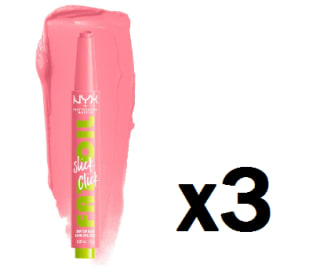 3 NYX Professional Makeup Fat Oil Slick Click, Bálsamo Labial Brillante Hidratante, Para unos Labios Heavys, 12h de Hidratación, Con Aceites de Aguacate, Frambuesa y Mora, Tono: Clout, 2 g por 13.87€