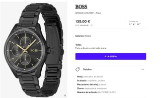 Reloj para Mujer BOSS GRAND COURSE por 121.5€