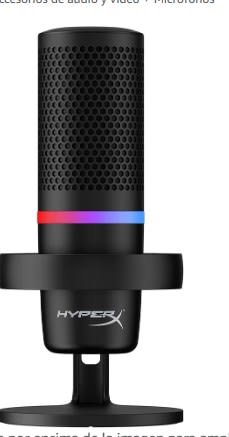 HyperX DuoCast – RGB Micrófono de Condensador USB por 55,99€