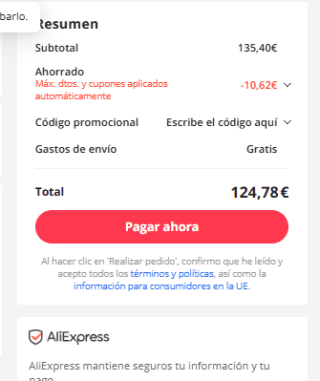 Aliexpress: códigos adicionales para el 11:11