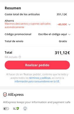 Móvil Nubia Z50 5G 12GB+512GB por 311,12€