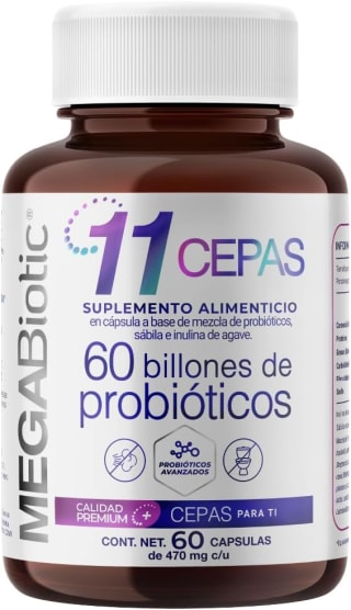 Probióticos 60 Billones y 11 Cepas e Inulina de Agave por $269 | Descuento Amazon
