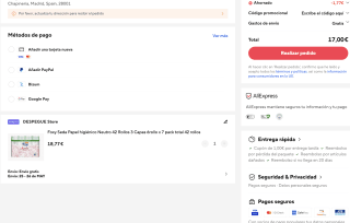 Foxy Seda Papel higiénico Neutro 42 Rollos 3 Capas 6 rollo x 7 pack total 42 rollos por solo 17€