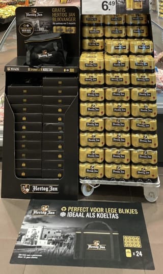 [WINKELS] Gratis koeltas bij aankoop van 2 actieproducten Hertog Jan