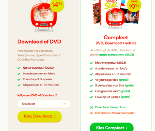 Maak nu een Persoonlijke video van de Sint vanaf € 14,95