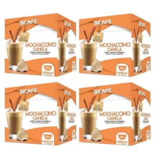 Mocachino con canela Bicafé 4 cajas de 16 cápsulas compatibles con Dolce Gusto 5601929002417 por 15,78€
