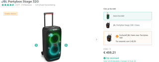 JBL PartyBox Stage 320 voor €459,21 bij Artandcraft