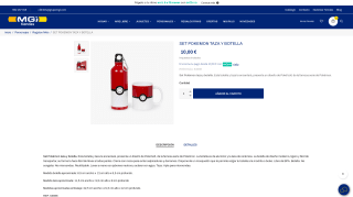 Set Pokémon Taza y Botella por 10€