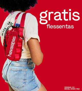 Gratis flessentas bij besteding vanaf €40 bij Havaianas