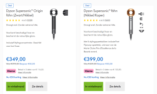 Tot €200 korting op een Dyson stofzuiger tijdens de Dyson Deals Dagen