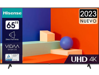 Hisense 65A6K UHD 4K,VIDAA Smart TV, 65 Pulgadas por 499,99€.