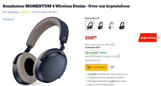 Sennheiser Momentum 4 draadloze hoofdtelefoon voor €219,99 bij Bol.com