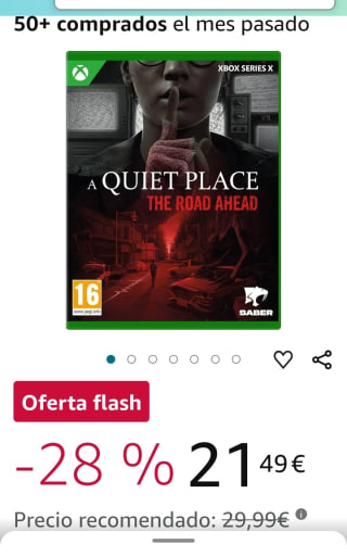 A Quiet Place The Road Ahead Xbox Series X por 21,49€.