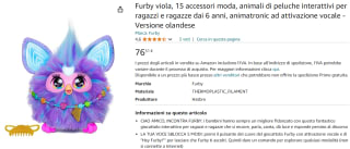 Furby paars interactief knuffeldier voor €76,31 bij Amazon