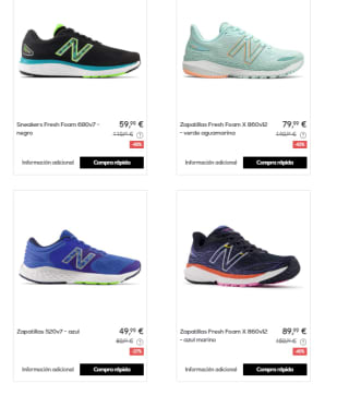 Recopilacion de Zapatillas New Balance con Hasta 50% de Descuento en Privalia