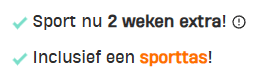 2 weken gratis sporten en gratis sporttas bij aankoop van een Basic Fit abonnement