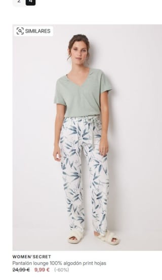 60% y 50% descuento en dormir y homewear desde Womens Secret