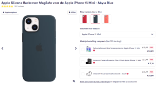 Apple MM213ZM/A (iPhone 13 mini) Blauw voor €29,99 bij Smartphonehoesjes