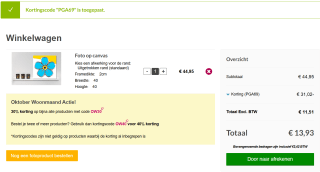 69% korting op alles bij Fotocadeau.nl met de kortingscode