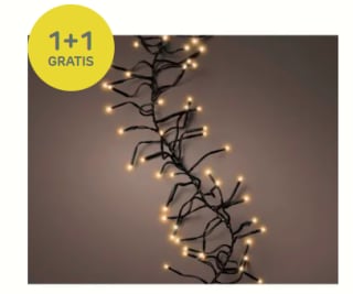 1 + 1 gratis op Kerstverlichting met Praxis Plus