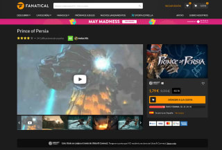 Juego Prince of Persia STEAM por 1,79€