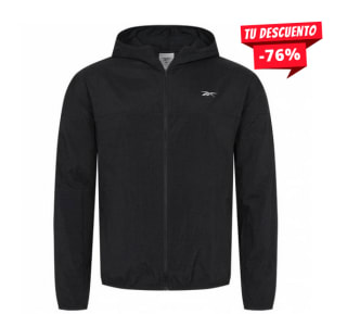 Chaqueta Reebok Olympic Running Hombre con capucha por solo 14,39€