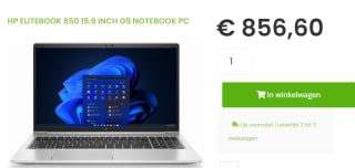 HP EliteBook 650 G9 - Laptop voor €856,60 bij Sicomputers