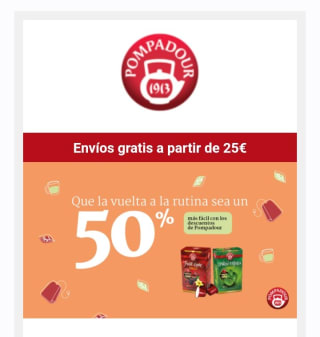 Cápsulas Pompadour al -50% de Descuento.