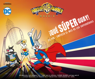 Tren + Entrada a Parque Warner desde Valencia el 1 de Mayo por 66,34€